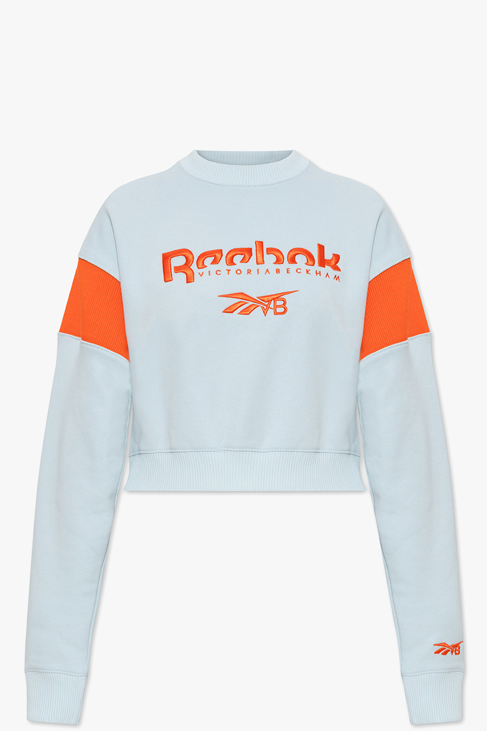 Light blue Sweatshirt with logo Classic Reebok x Victoria Beckham